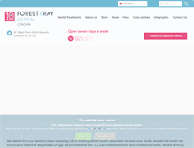 Tablet Screenshot of forest-ray.com